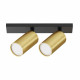 Faretto da soffitto con doppio diffusore dal design moderno ed elegante