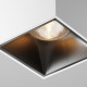 Faretto da soffitto diffusore LED cubico in alluminio rotondo dal design moderno