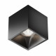 Faretto da soffitto diffusore LED cubico in alluminio rotondo dal design moderno