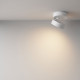 Faretto da soffitto in alluminio con diffusore a led orientabile