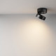 Faretto da soffitto in alluminio con diffusore a led orientabile