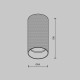 Faretto da soffitto in alluminio dal design moderno con lampadina Gu10