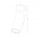 Faretto da soffitto in alluminio diffusore a LED dimmerabile dal design moderno