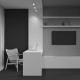 Faretto da soffitto in alluminio rotondo dal design moderno ed elegante
