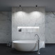 Faretto da soffitto in alluminio rotondo per bagno dal design moderno