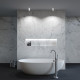 Faretto da soffitto in alluminio rotondo per bagno dal design moderno