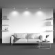 Faretto da soffitto piccolo diffusore in alluminio rotondo dal design moderno