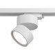 Faretto a LED in alluminio dal design moderno per sistema a binario monofase