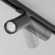Faretto moderno a led dimmerabile in alluminio per sistema a binario