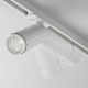 Faretto moderno a led in alluminio per sistema a binario