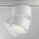 Faretto moderno in alluminio con LED dimmerabile per sistema binario monofase