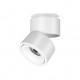 Faretto moderno in alluminio con LED dimmerabile per sistema binario monofase