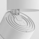 Faretto moderno in alluminio con LED per sistema binario monofase