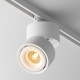 Faretto moderno in alluminio con LED per sistema binario monofase