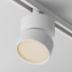 Faretto per sistema a binario con diffusore a led