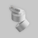Faretto per sistema a binario con diffusore a led