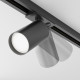 Faretto per sistema binario con lampadina gu10 a risparmio energetico