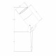 Illuminazione da terra a LED struttura in alluminio dal design moderno