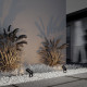 Illuminazione da terra a LED struttura in alluminio dal design moderno