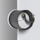 Illuminazione per scale a LED struttura in alluminio rotonda dal design moderno