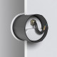 Illuminazione per scale a LED struttura in alluminio rotonda dal design moderno
