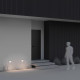 Illuminazione per scale a LED struttura in alluminio rotonda dal design moderno