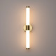 Lampada a parete applique a LED struttura in metallo e diffusore tubolare