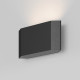 Lampada a parete per facciate a LED da esterno in alluminio e diffusore in vetro