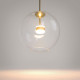 Lampada a sospensione a LED con diffusore a boccia in vetro dal design moderno