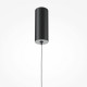 Lampada a sospensione a LED con diffusore grande in alluminio dal design moderno