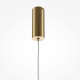 Lampada a sospensione a LED con diffusore grande in alluminio dal design moderno