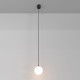 Lampada a sospensione a led piccola con diffusore moderno in acrilico a boccia