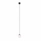 Lampada a sospensione a led piccola con diffusore moderno in acrilico a boccia