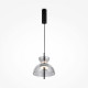 Lampada a sospensione a led con diffusore in vetro dal design moderno