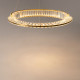 Lampada a sospensione a led con diffusore rotondo in vetro