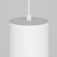 Lampada a sospensione a LED con diffusore singolo tubolare dal design moderno