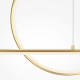 Lampada a sospensione a LED con diffusori in alluminio dal design moderno