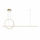 Lampada a sospensione a LED con diffusori in alluminio dal design moderno