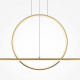 Lampada a sospensione a LED con diffusori in alluminio dal design moderno