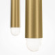 Lampada a sospensione a led con pendente triplo dal design moderno ed elegante