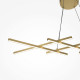 Lampada a sospensione a LED con struttura in alluminio dal design moderno
