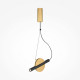 Lampada a sospensione a LED con struttura in metallo dal design moderno