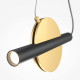 Lampada a sospensione a LED con struttura in metallo dal design moderno