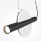 Lampada a sospensione a LED con struttura in metallo dal design moderno