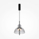 Lampada a sospensione a led dal design moderno con diffusore in vetro