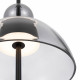 Lampada a sospensione a led dal design moderno con diffusore in vetro
