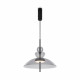 Lampada a sospensione a led dal design moderno con diffusore in vetro largo