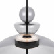 Lampada a sospensione a led dal design moderno con diffusore in vetro largo