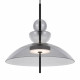 Lampada a sospensione a led dal design moderno con diffusore in vetro largo