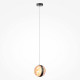Lampada a sospensione a led dimmerabile con diffusore in vetro